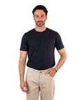 T-Shirt Filo di Scozia Nero