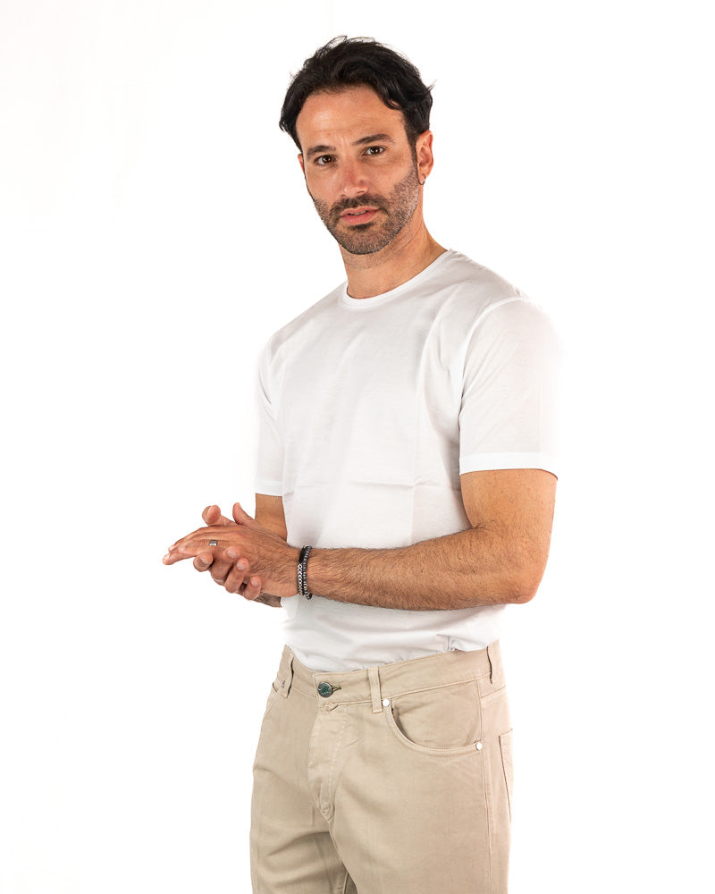 T-Shirt di Scozia Bianco