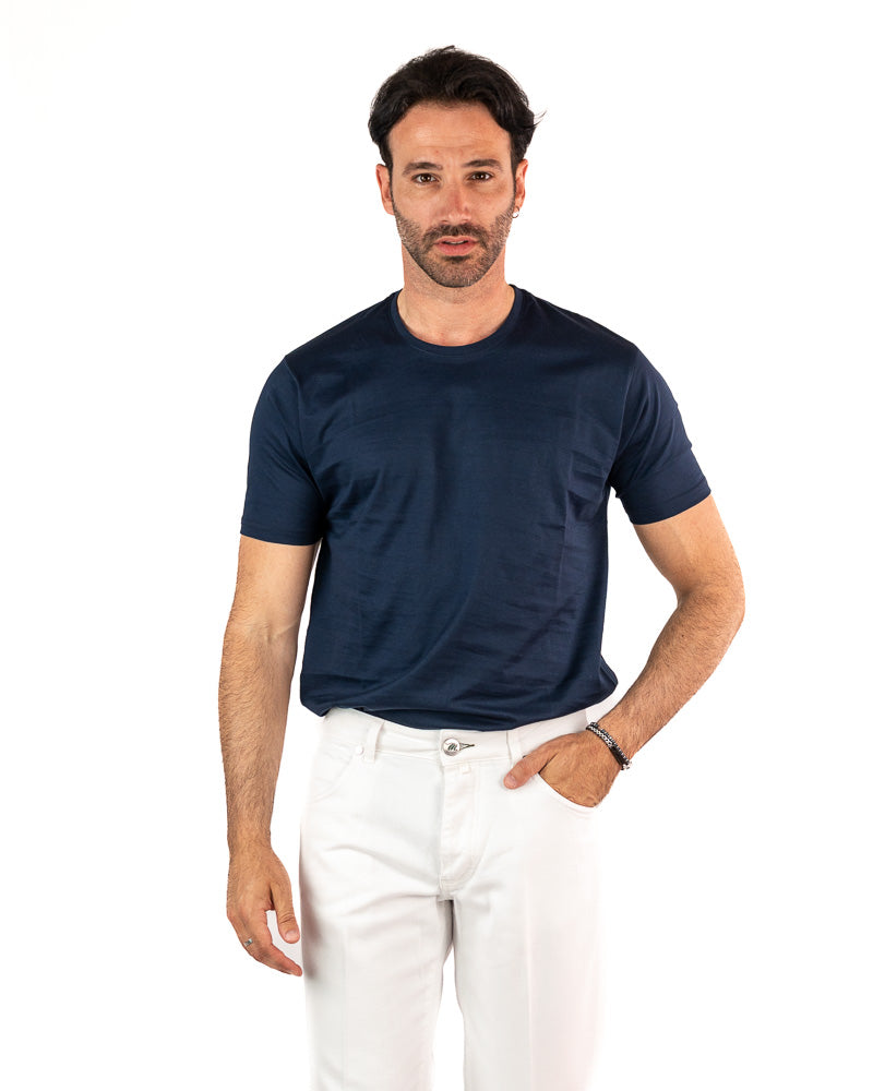 T-Shirt di Scozia Blu