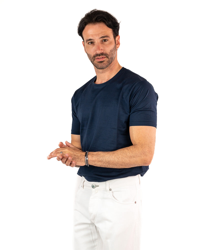 T-Shirt di Scozia Blu
