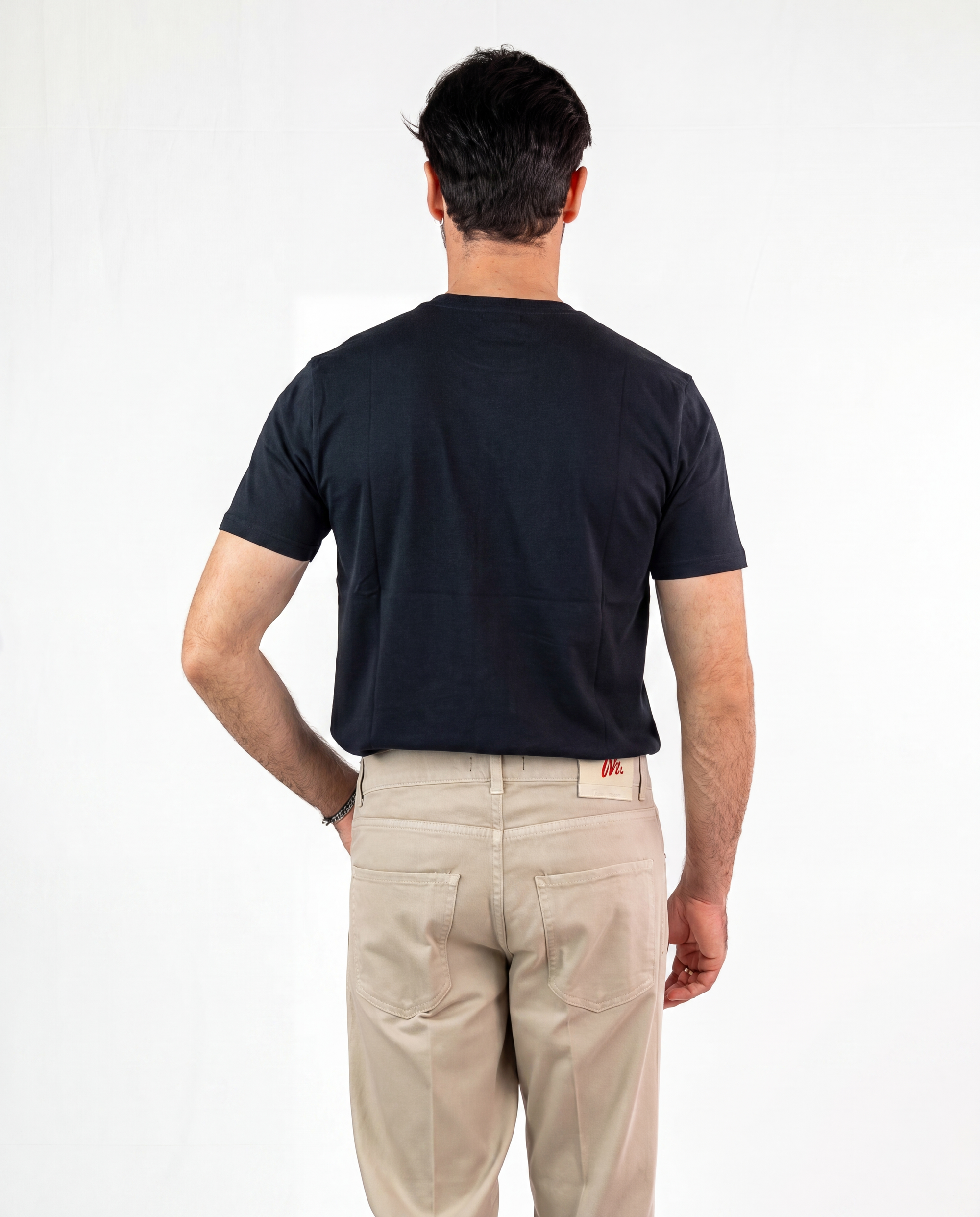 T-Shirt Filo di Scozia Nero