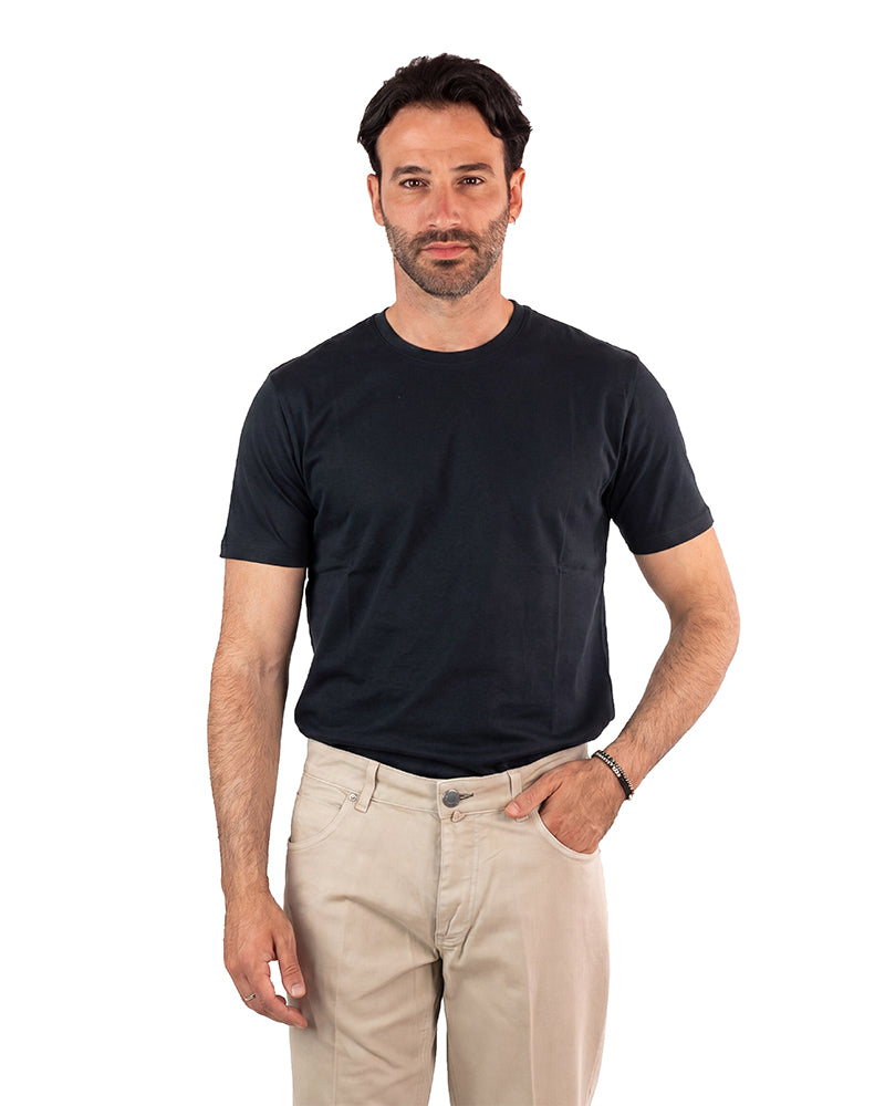 T-Shirt Filo di Scozia Nero